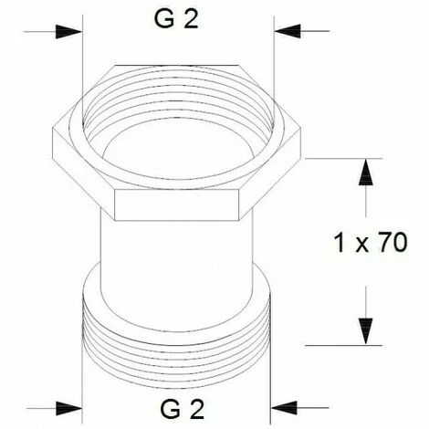 GRUNDFOS Ausgleichsstück A 11, R 2"-2" GRUNDFOS # 535050 Je Satz 2 GRUNDFOS Ausgleichsstück A 11, R 2"-2" GRUNDFOS # 535050 Je Satz – Bild 2
