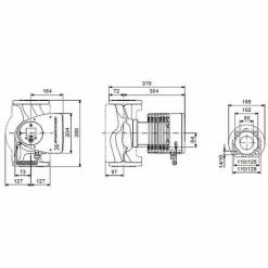 Grundfos Heizungsumwälzpumpe MAGNA3 F Flansch, 230 V, PN 6/10 Typ 40-120 F, DN 40, 250 Mm 97924649 -GRUNDFOS Shop 28797814 3