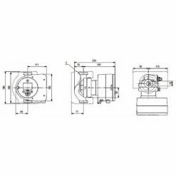 Grundfos Heizungsumwälzpumpe MAGNA3 Verschraubung, 230 V, PN 10, 180 Mm Typ 32-60, Rp 1 1/4" 97924634 -GRUNDFOS Shop 28798971 4