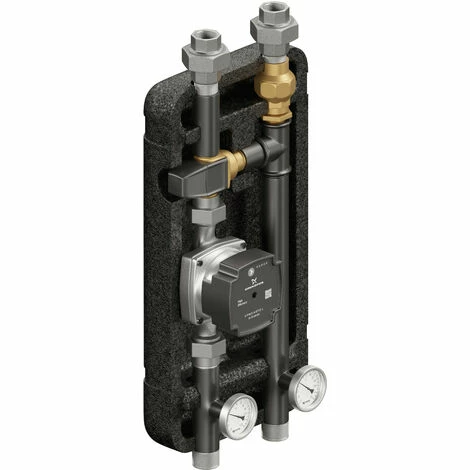 Pumpengruppe ESBE Thermisches Mischventil Grundfos Pumpe 1" FH Fußbodenheizung Dämmschalen 1 Pumpengruppe ESBE Thermisches Mischventil Grundfos Pumpe 1" FH Fußbodenheizung Dämmschalen