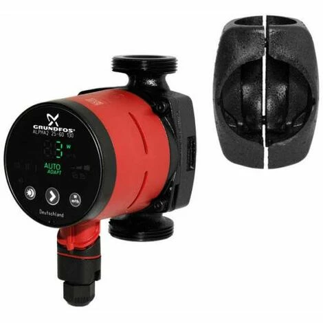 Grundfos Alpha2 25-60 130 99261724 Niedrigenergiepumpe mit Autoadapt inkl. Dämmschale Grundfos Alpha2 25-60 130 99261724 Niedrigenergiepumpe Mit Autoadapt Inkl. Dämmschale -GRUNDFOS Shop 5626813 2